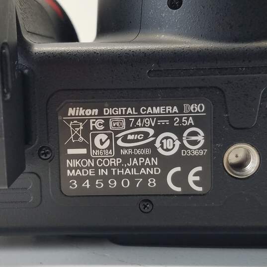 Nikon D60 10.2MP Digital SLR Camera with 18-55mm Lens image number 6