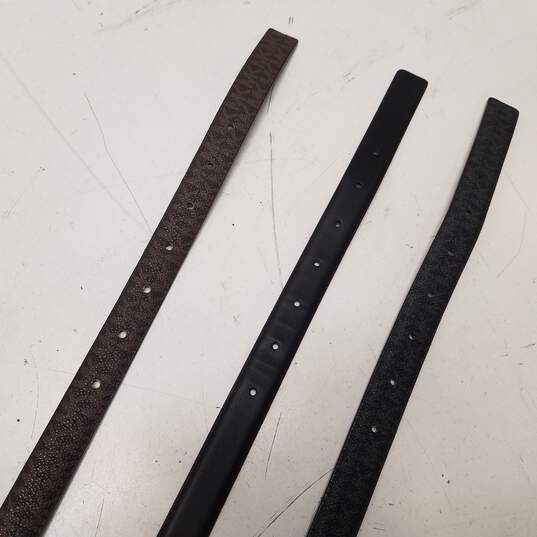 Bundle of 3 Assorted Michael Kors Women's Belts image number 5