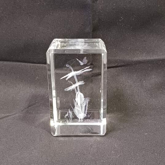 Laser Cut Holographic Fairy Crystal Paperweight w/ Box image number 2