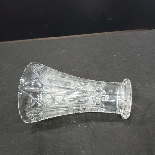 Crystal Vase 10" Tall image number 3