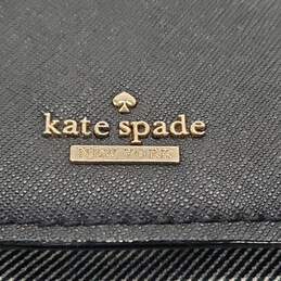 Kate Spade Cameron Street Byrdie Black White Plaid Leather Crossbody Bag alternative image