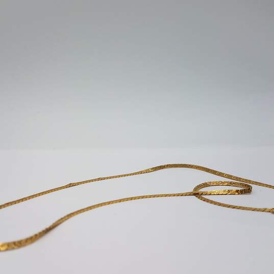 14k Gold Unique 17 1/2 Inch 2mm Chain Repair 5.3g image number 3