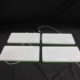 Bundle of Four Logitech Wired Keyboards for iPad