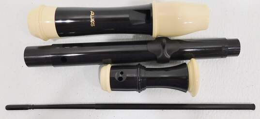Aulos Brand Alto Recorder w/ Soft Case and Accessories image number 2