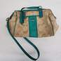 Coach Turquoise & Tan Satchel image number 1