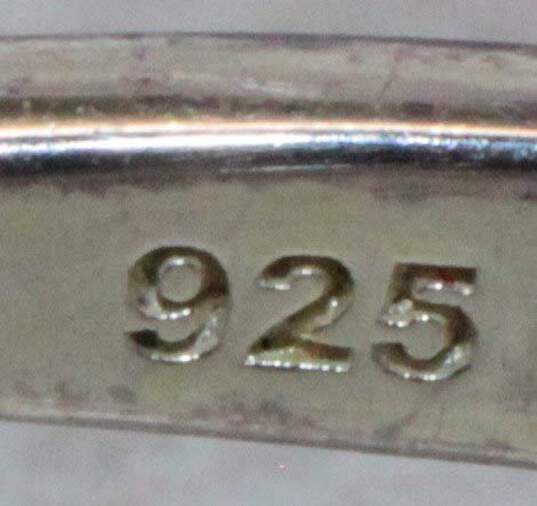 Bundle of 3 Sterling Silver Bangle Bracelets - 47.60g image number 4