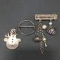 Bundle of 3 Sterling Silver Brooches/Pin - 22.1g image number 2