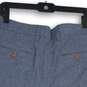 NWT J. Crew Mens Blue Flat Front Slash Pocket Chino Shorts Size 32W image number 4