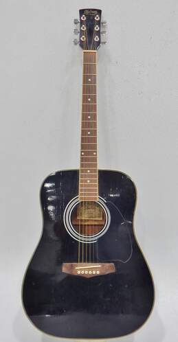 Ibanez Brand PF4JP-BK-14-01 Model Black Acoustic Guitar w/ Gig Bag and Accessories