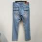 Mens Blue Medium Wash Mid Rise Halsted Fit Denim Tapered Jeans Size 32x32 image number 2