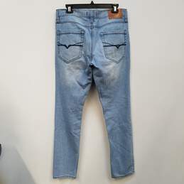 Mens Blue Medium Wash Mid Rise Halsted Fit Denim Tapered Jeans Size 32x32 alternative image