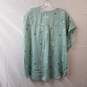 Pixar Up Green Button Down Blouse image number 2