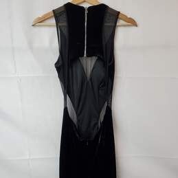 Betsy Adam Sleeveless Maxi Evening Gown Black Maxi Dress Women's 2 NWT