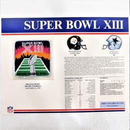 WILLABEE & WARD NFL SUPER BOWL XIII 13 STEELERS vs. COWBOYS OFFICIAL PATCH
