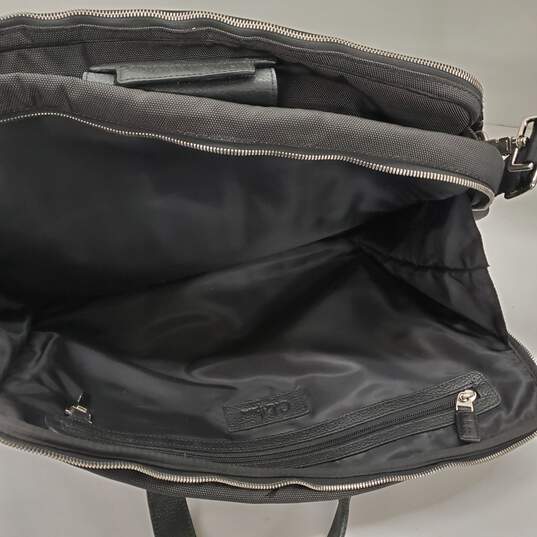 Cole Haan Black Leather Messenger / Briefcase Laptop Bag in very good  condition