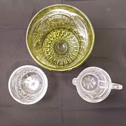 Vintage Trio of Serving Glassware alternative image