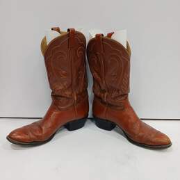 Men's Brown Cowboy Tony Lama Boots 12D alternative image