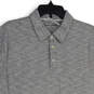 NWT Mens Gray Short Sleeve Spread Collar Pullover Polo Shirt Size L Tall image number 3