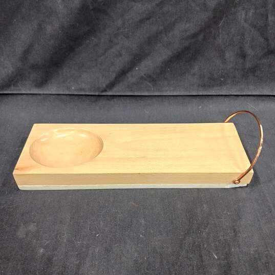 Wood w/Marble Base Cutting Board image number 3