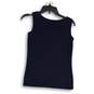 Talbots Womens Navy Blue Scoop Neck Sleeveless Pullover Tank Top Size XS image number 2