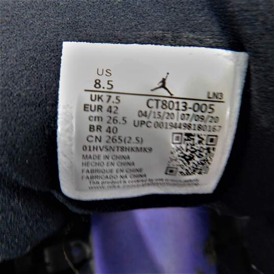 Jordan 12 Retro Black Dark Concord Men's Shoe Size 8.5 image number 6