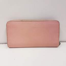 Coach Pebble Leather Continental Wallet Coral alternative image