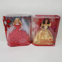 Barbie Holiday Barbie 2018 and 2020 Lot