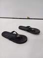 Michael Kors Women's Black Jet Set Signature Sandals Flip Flops Size 8 image number 1