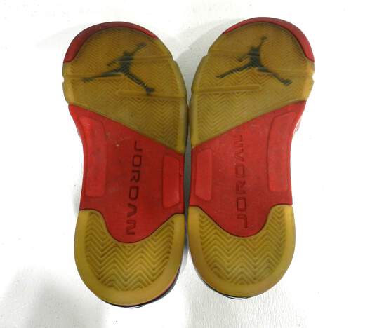 Jordan 5 Retro Fire Red Black Tongue Men's Shoe Size 10 image number 4
