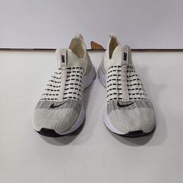 Men’s Nike White React Phantom Run Flyknit 2 Running Shoes Sz 10