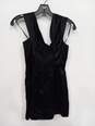 Reformation Lanelle Women's Lanelle Black Silk Mini Dress Size 6 with Tag image number 1