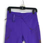 Womens Purple High Rise Hiking Pull-On Activewear Ankle Leggings Size 10 image number 2