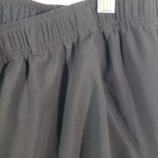 Womens Elastic Waist Zipper Pockets Pull-On Athletic Shorts Size Large image number 3