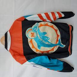 Vintage Jeff Hamilton Miami Dolphins Varsity NFL Jacket Size Medium alternative image