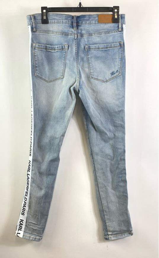 Karl Lagerfeld Blue Jeans - Size 8 image number 2