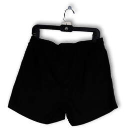 NWT Womens Black Elastic Waist Slash Pocket Pull-On Athletic Shorts Sz S alternative image