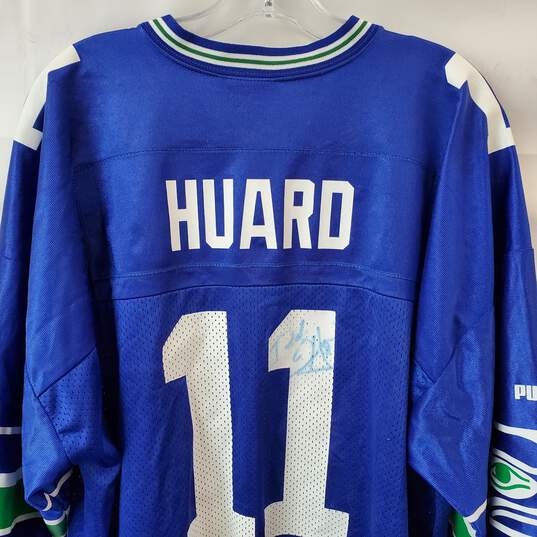 Puma Seattle Seahawks Jersey #11 Huard in 2XL Signed No COA image number 4