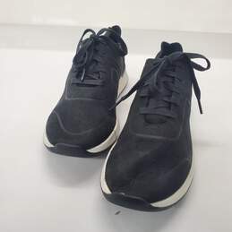 UGG Women's Adaleen Black Leather Sneakers Size 9.5 alternative image