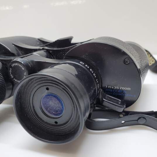 Bushnell 7-15 x 35mm Binoculars Shoulder Strap and Case- Untested image number 6