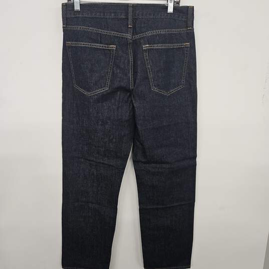 Old Navy Dark Blue Loose Fit Jeans image number 2