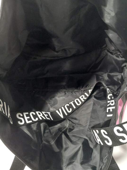Victoria's Secret Large Black & Pink Tote Bag image number 5