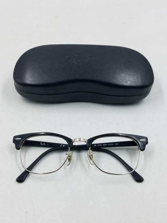Ray-Ban Black Clubmaster Style Eyeglasses image number 1
