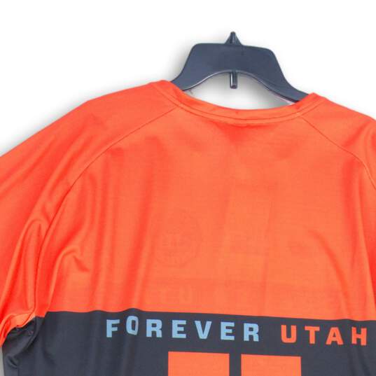 NWT DNA Mens Red Black Forever Utah Short Sleeve Cycling Jersey Size 5XL image number 4
