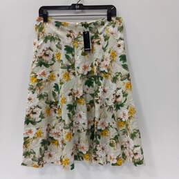 Women’s Premise Floral Print Swing Skirt Sz 10 NWT alternative image