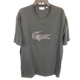 Lacoste Men Black Logo T Shirt 4XL