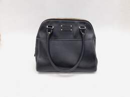 Kate Spade Black Leather Wellesley Maeda Satchel Bag