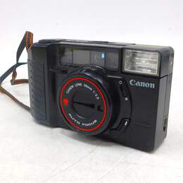 Konica C35 EF and Canon AF35M II Film Cameras w/ Cases (Set of 2) alternative image