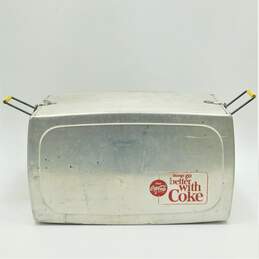 Vintage Coca Cola Things Go Better With Coke Aluminum Cooler