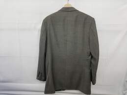 Oscar de la Renta Vintage Grey Wool Suit Jacket Men's Size 40 L alternative image