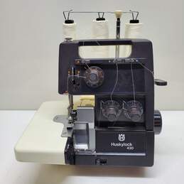Huskylock 430 Serger Sewing Machine with Manual IOB Untested alternative image
